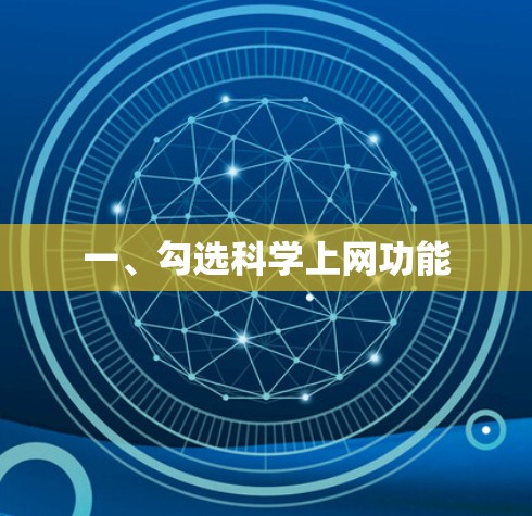 一、勾选科学上网功能