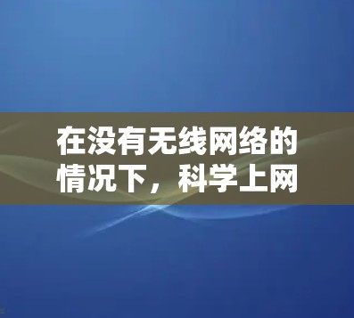 在没有无线网络的情况下,科学上网可以通过以下几种方法实现
