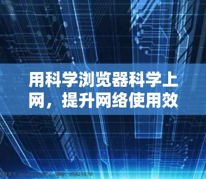 用科学浏览器科学上网,提升网络使用效率的实用指南
