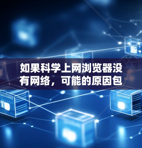 如果科学上网浏览器没有网络,可能的原因包括以下几点