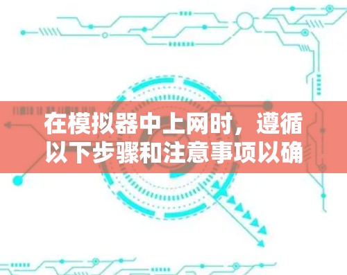 在模拟器中上网时，遵循以下步骤和注意事项以确保安全和合规