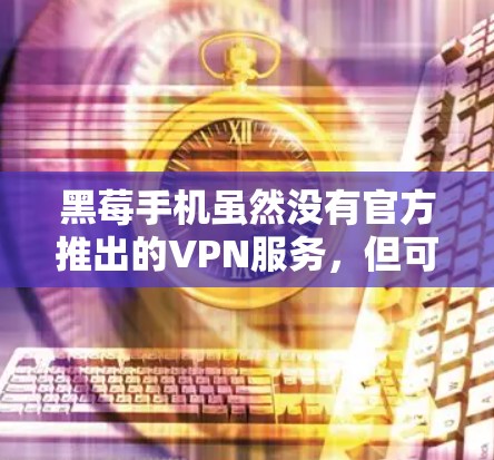黑莓手机虽然没有官方推出的VPN服务，但可以通过第三方VPN工具如Tunr或Vero连接到国际网络。以下是使用这些工具连接国际网络的示例