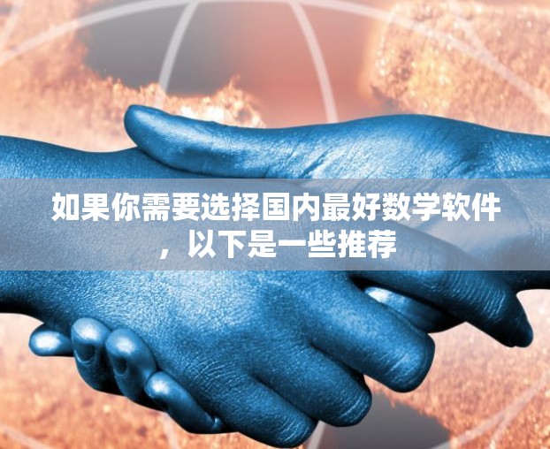 如果你需要选择国内最好数学软件,以下是一些推荐
