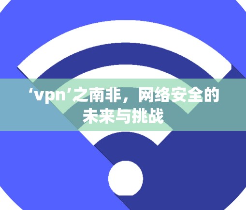‘vpn’之南非，网络安全的未来与挑战