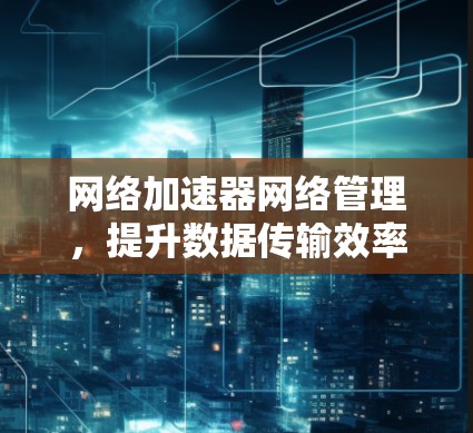 网络加速器网络管理,提升数据传输效率的实用指南 网络加速器网络管理,提升数据传输效率的实用指南