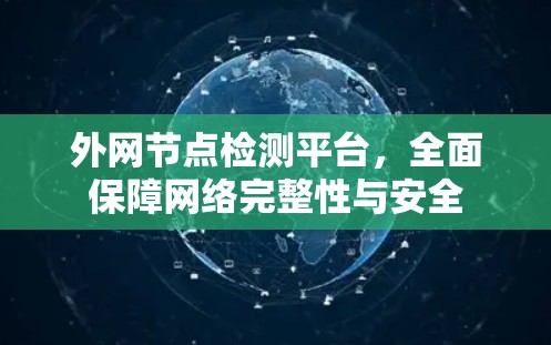 外网节点检测平台，全面保障网络完整性与安全