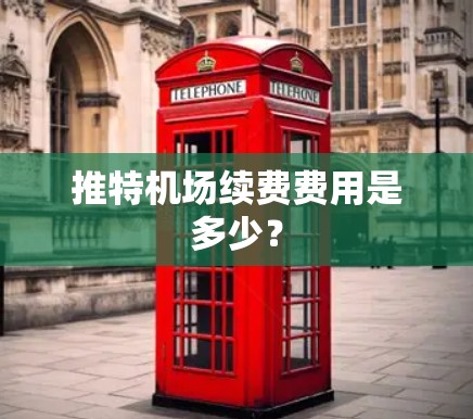 推特机场续费费用是多少？