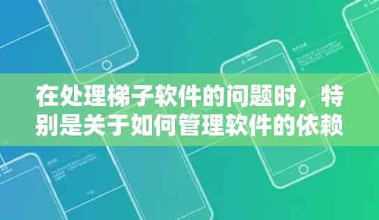 在处理梯子软件的问题时,特别是关于如何管理软件的依赖关系,以下是一个清晰的步骤指南,帮助你有效地解决问题 在处理梯子软件的问题时,特别是关于如何管理软件的依赖关系,以下是一个清晰的步骤指南,帮助你有效地解决问题