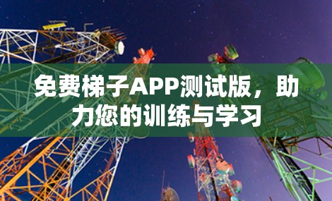 免费梯子APP测试版，助力您的训练与学习
