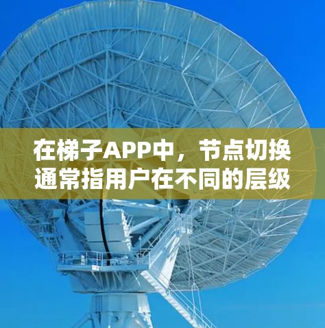 在梯子APP中，节点切换通常指用户在不同的层级上查看内容，例如从标题切换到正文或子标题。以下是具体的步骤说明