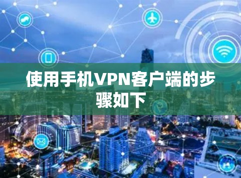 使用手机VPN客户端的步骤如下