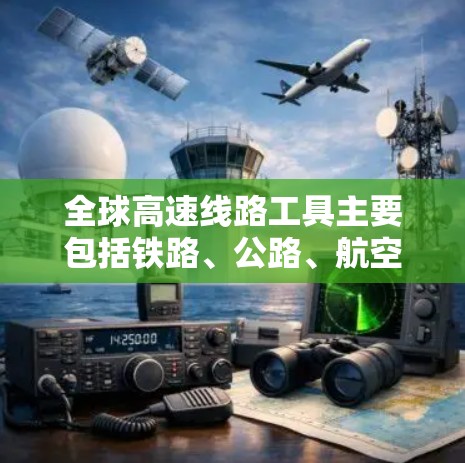 全球高速线路工具主要包括铁路、公路、航空和高速公路。中国的高速铁路网络在内地上行非常发达，同时在国际间的运输方面，国际航空和高速公路也有各自的优势。以下是对这些高速线路工具的详细介绍