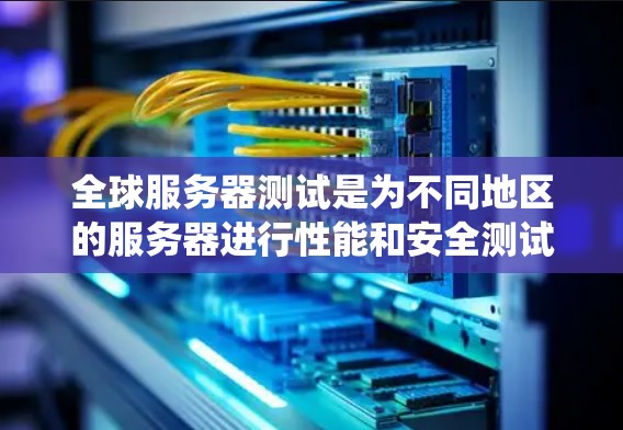 全球服务器测试是为不同地区的服务器进行性能和安全测试的活动,旨在优化配置、验证安全性和提高系统稳定性。以下是关于全球服务器测试的详细介绍 全球服务器测试是为不同地区的服务器进行性能和安全测试的活动,旨在优化配置、验证安全性和提高系统稳定性。以下是关于全球服务器测试的详细介绍