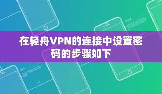 在轻舟VPN的连接中设置密码的步骤如下