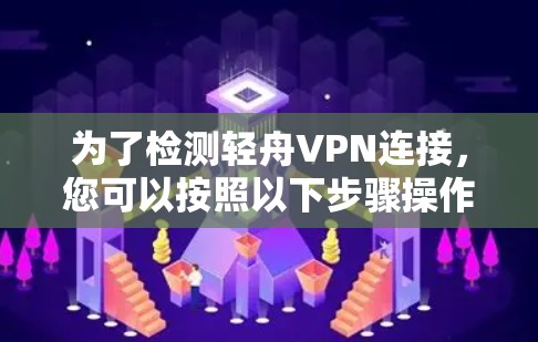 为了检测轻舟VPN连接，您可以按照以下步骤操作