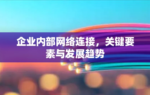 企业内部网络连接,关键要素与发展趋势 企业内部网络连接,关键要素与发展趋势