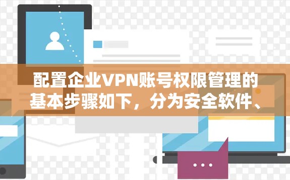 配置企业VPN账号权限管理的基本步骤如下，分为安全软件、账号管理软件和应用管理软件三个部分