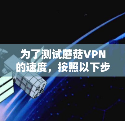 为了测试蘑菇VPN的速度，按照以下步骤进行