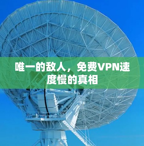 唯一的敌人,免费VPN速度慢的真相