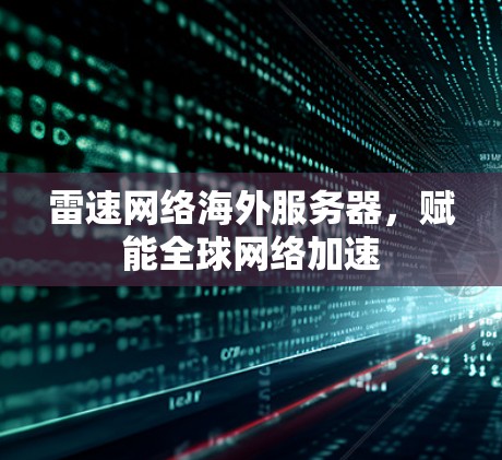 雷速网络海外服务器，赋能全球网络加速