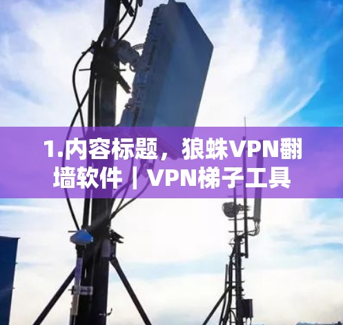 1.内容标题，狼蛛VPN翻墙软件｜VPN梯子工具