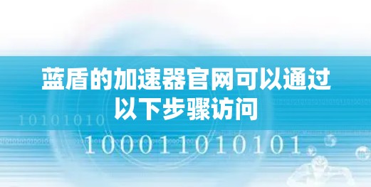 蓝盾的加速器官网可以通过以下步骤访问