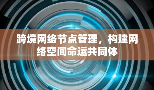 跨境网络节点管理,构建网络空间命运共同体 跨境网络节点管理,构建网络空间命运共同体