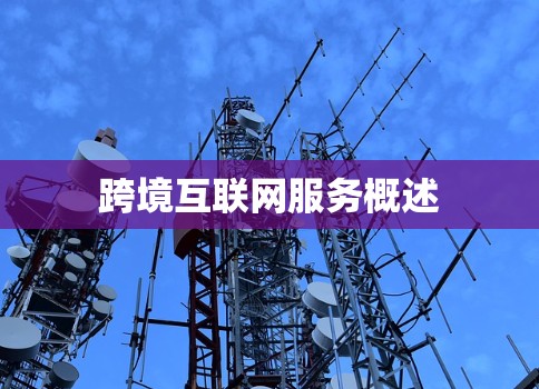 跨境互联网服务概述 跨境互联网服务概述