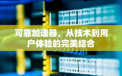 可靠加速器,从技术到用户体验的完美结合 可靠加速器,从技术到用户体验的完美结合