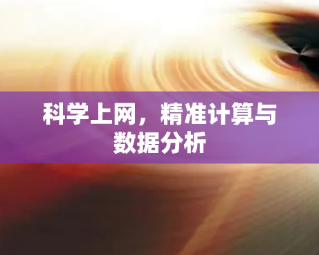 科学上网,精准计算与数据分析